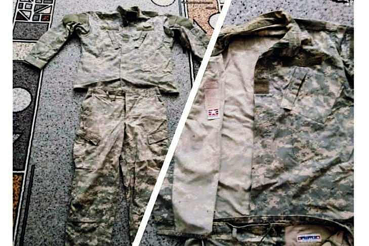 Бердчанин выставил на продажу форму солдат НАТО