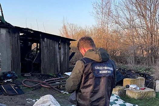 При пожаре под Саратовом погибли три человека, возбуждено уголовное дело