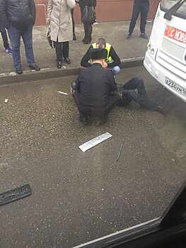В Краснодаре сбили мотоциклиста возле отдела полиции