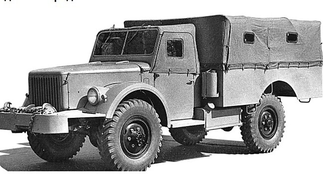 Армейский вездеход ГАЗ-62