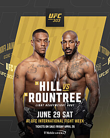Официально: Хилл подерется с Раунтри в карде UFC 303