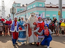 Поезд Деда Мороза начал свое путешествие по России