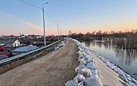 Уровень реки Ишим в тюменском селе Абатское вырос на 2 метра за сутки