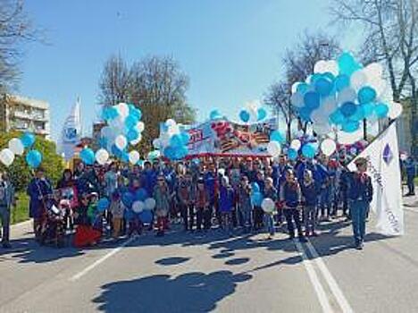 Работники АО «Ростерминалуголь» приняли участие в торжественном шествии 9 мая в Кингисеппе