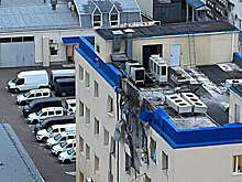 Baza опубликовал видео с моментом удара беспилотника по жилому дому в Краснодаре