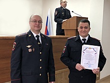 В Самарской области за своевременные и грамотные действия при спасении жизни человека главой города Сызрань отмечен лейтенант полиции Никита Решетников