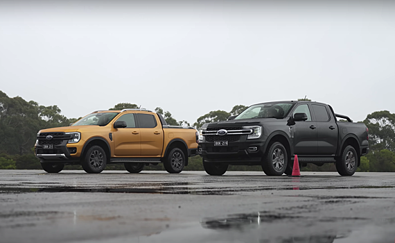 Ford Ranger с разными моторами сравнили в гонке