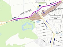 Из-за реконструкции Северного обхода изменится схема движения транспорта