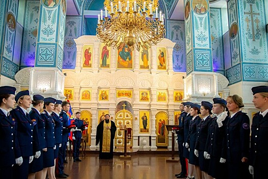В Покровском храме Ростова-на-Дону в казаки посвятили студентов и сотрудников Южного федерального университета