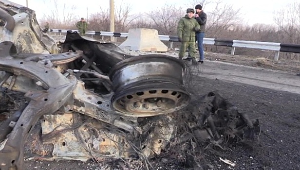 СКР возбудил дело по факту подрыва на мине автобуса в Донбассе