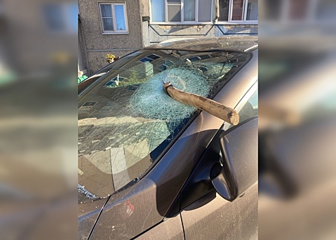 Еще одну иномарку повредили топором в Дзержинске
