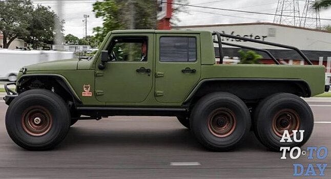 Bruiser Conversions 6×6 – новый шестиколесный Jeep Wrangler