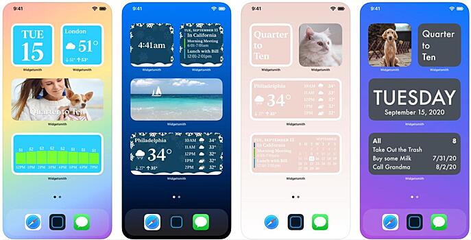 7 околоновогодних виджетов для iPhone и iPad