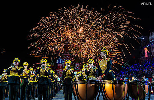 Международный фестиваль военных оркестров «Спасская башня» стартовал в Москве