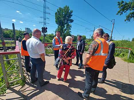 Жителям Красногорска напомнили о безопасности на железнодорожных путях