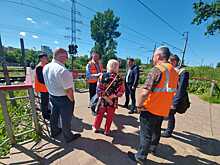Жителям Красногорска напомнили о безопасности на железнодорожных путях