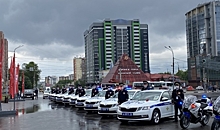 В Воронеже сотрудники ГИБДД начали службу в День Победы с памятной акции