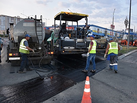 Ремонт дороги на ул. Салмышской в Оренбурге выполнен на 70%