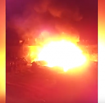 В Прилуках сегодня произошел серьезный пожар (ВИДЕО)