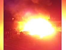В Прилуках сегодня произошел серьезный пожар (ВИДЕО)