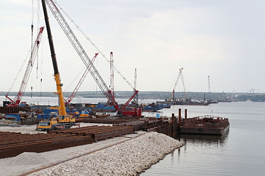 В Самарской области завершили первую надвижку Волжского моста на правобережье