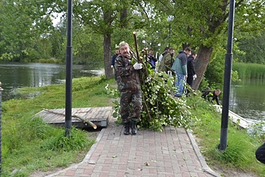 Городской субботник по очистке Теплых озер прошел в Электрогорске