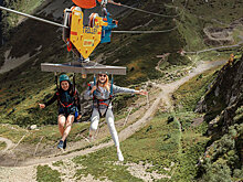 В горах Сочи открыли скоростной аттракцион