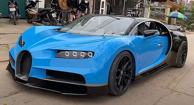 Вьтнамцы сделали впечатляющую реплику Bugatti Chiron