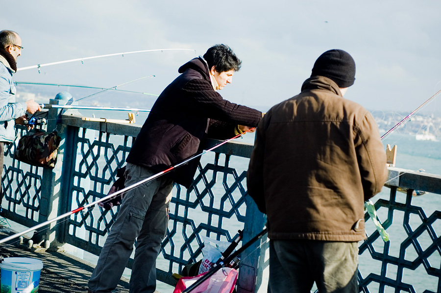 Галатский мост, Стамбул, Турция, Ближний Восток