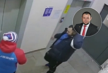 Омский депутат-спортсмен во время дебоша с другом разбил стекло в подъезде (видео) - соцсети