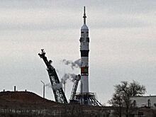 В резервный день запуска "Союза МС-25" экипажи проводили из отеля "Космонавт"