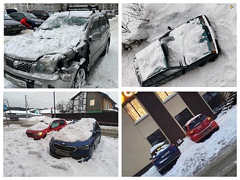 Четверо новосибирцев попали под сход снега с крыши, всем удалось выжить