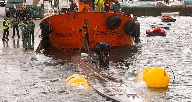 Задержана первая подводная лодка, перевозившая тонны наркотиков через океан