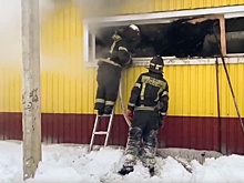 Крупный пожар произошел в подмосковной Истре