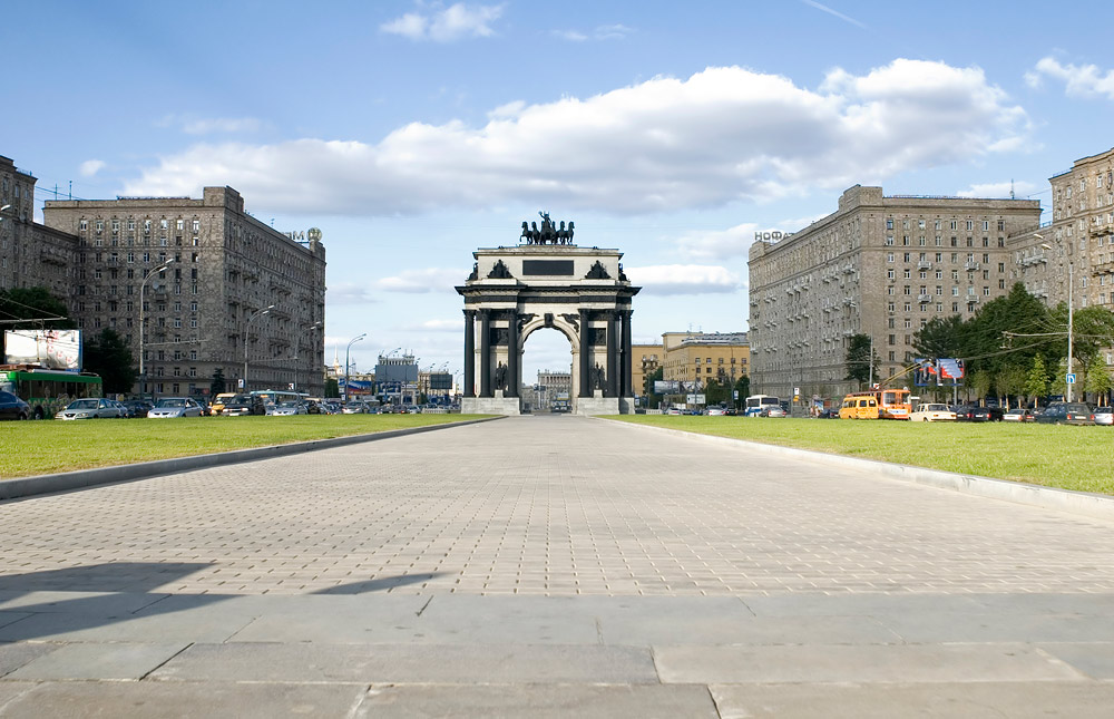 Московские Триумфальные ворота (Триумфальная арка), Москва, Россия, Европа
