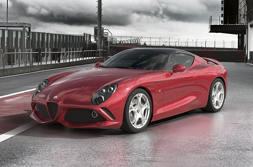 Alfa Romeo 8C DoppiaCoda Zagato. Миланское ателье Zagato построило уникальное купе на базе Alfa Romeo 8C Competizione.