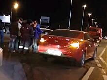 Чеченские бойцы устроили гонки в Москве
