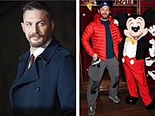 Брутальный Том Харди развлекся в парижском Диснейленде