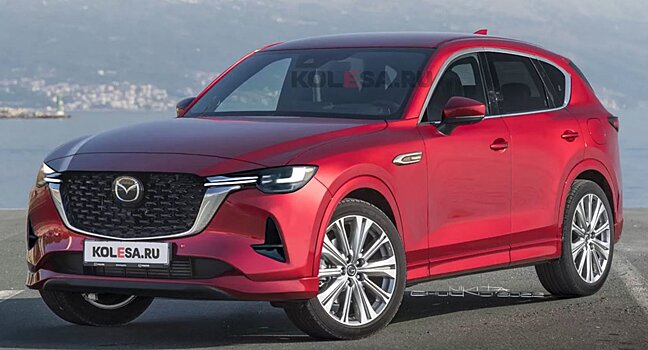 Появились первые изображения нового гибридного кроссовера Mazda CX-60 2022 года