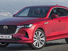 Появились первые изображения нового гибридного кроссовера Mazda CX-60 2022 года