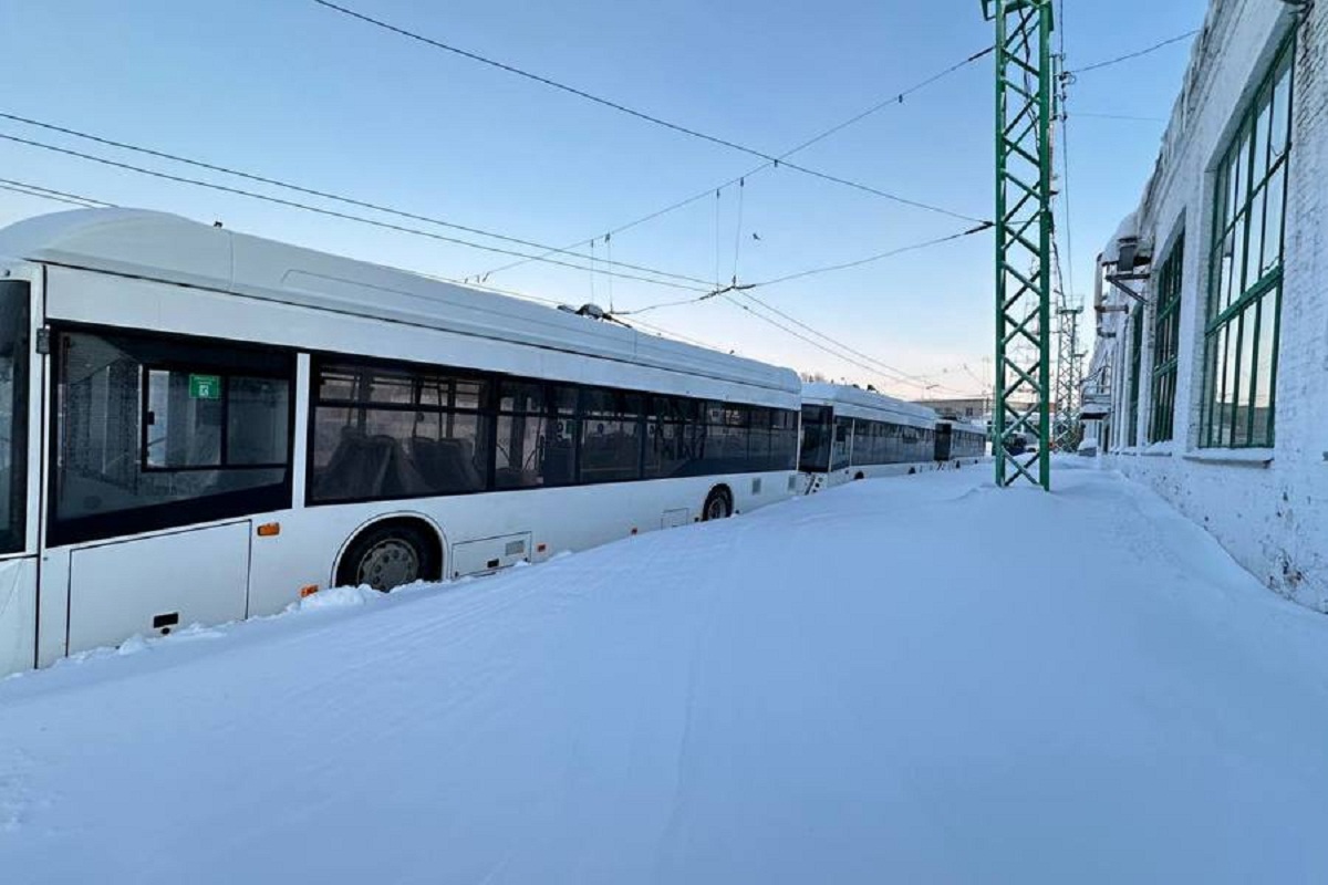 Уфимский трамвайно-троллейбусный завод поставил Чувашии первую партию троллейбусов