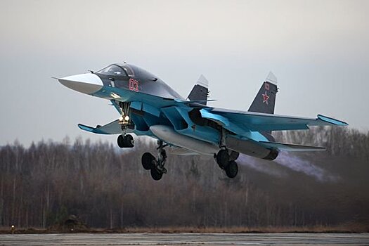 Минобороны РФ получило два очередных бомбардировщика Су-34