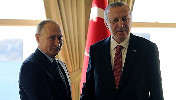 Путин поблагодарил Эрдогана за "Турецкий поток"