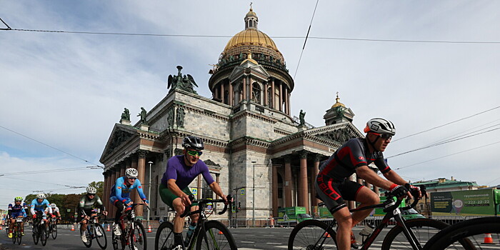 Велофестиваль в Петербурге собрал более пяти тысяч участников