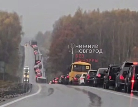 Водители снова застряли в пробках на подъездах к Нижнему Новгороду