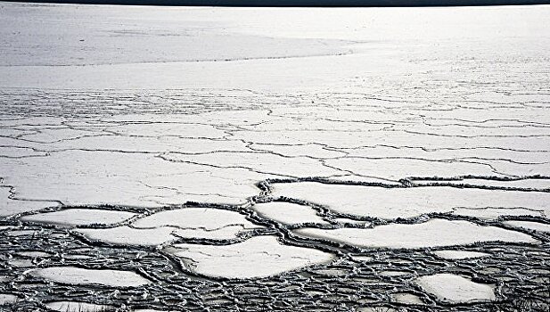 В Калининградской области "Ока" провалилась под лед