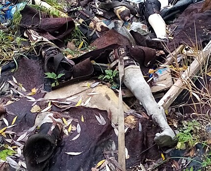 В Тихвинском районе Ленобласти местные жители обнаружили свалку протезов