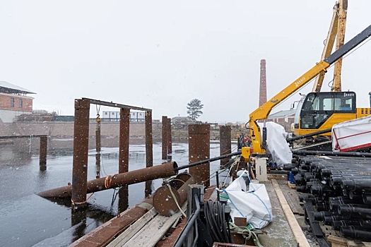 В Кронштадте началась прокладка коммуникаций до форта Александр Первый
