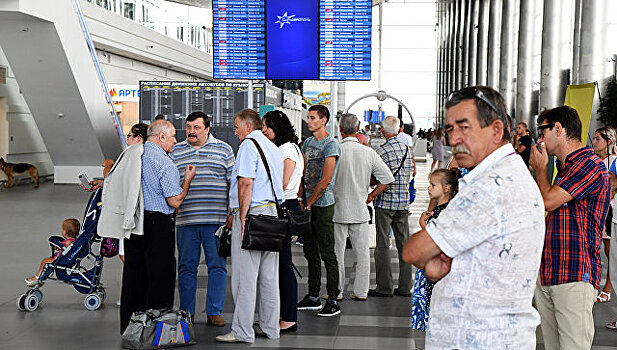 В аэропорту Симферополя задержаны несколько рейсов
