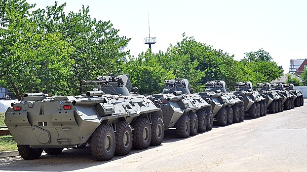 Бронетанковый завод в Армавире отгрузил Минобороны партию БТР-82АМ